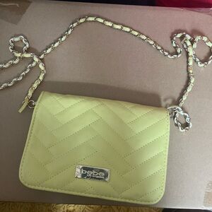 Bebe Lemon Quilted Crossbody Bag